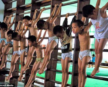 treinamento-china-olimpiadas- crianças em treinamento na china.